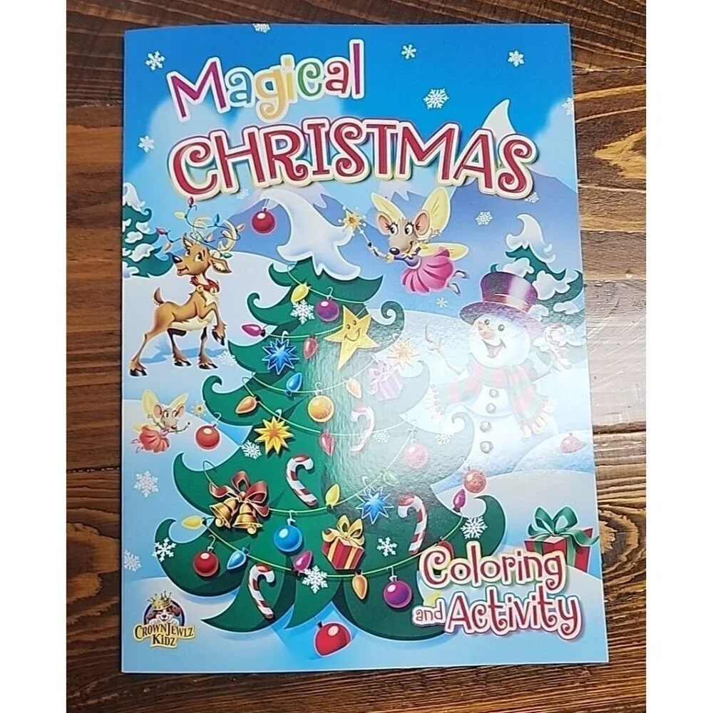 4 Christmas Coloring And Activity Books Great Stocking Stuffier Gift